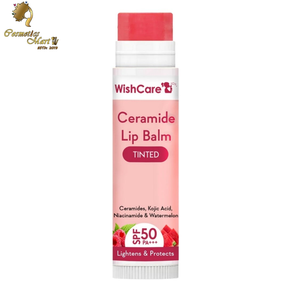 Wishcare Ceramide Lip balm Tinted spf 50 PA+++