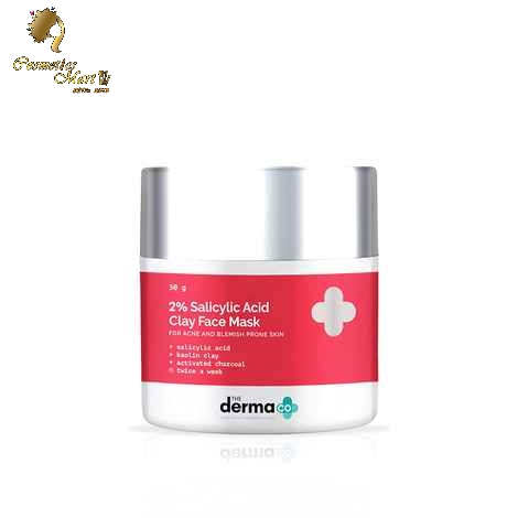 The Derma co. 2% Salicylic Acid Clay Face Mask for Acne & Blemish Prone Skin (50 gm)