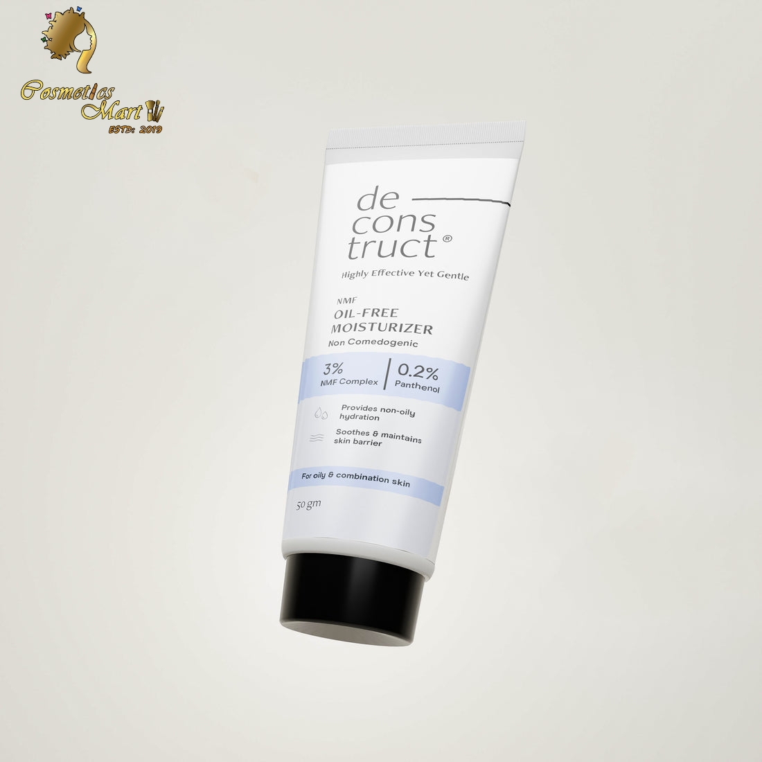 deconstruct Oil-Free Moisturizer for Oily Skin - 3% NMF Complex + 0.2% Panthenol | Non-Comedogenic Moisturizer 50gm
