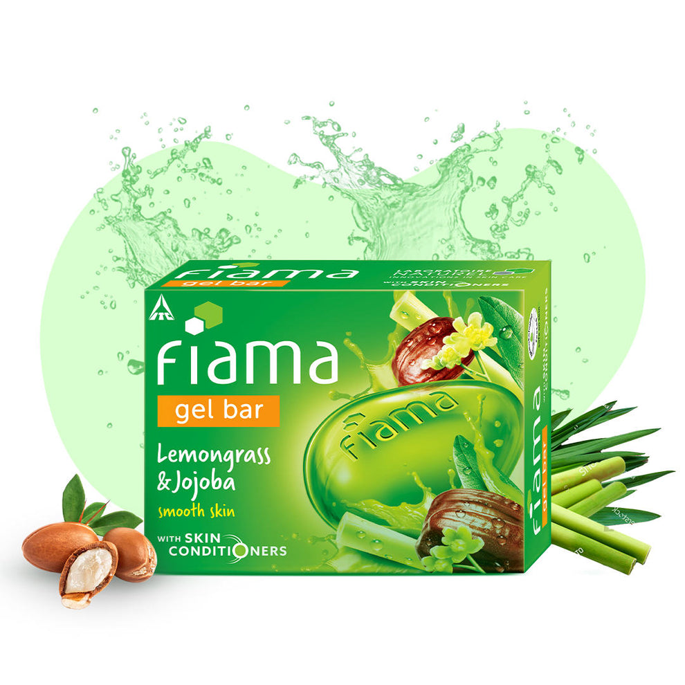 Fiama Lemongrass & Jojoba Gel Bar, 125 g